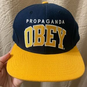 Obey propaganda snapback